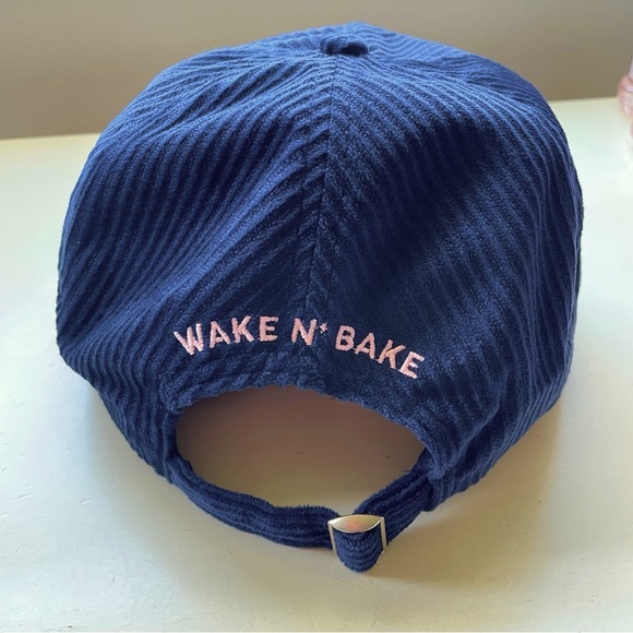 Rollers Bakehouse Unisex Wake N’ Bake Corduroy Adjustable Hat/Cap in Blue - OS - Picture 3 of 5